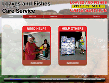 Tablet Screenshot of loavesandfishes.org.au